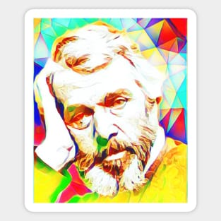 Thomas Carlyle Colourful Portrait | Thomas Carlyle Artwork 6 Magnet